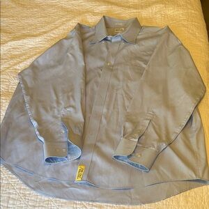 Elegant Blue Dress Shirt for Men